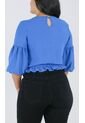 Blusa Para Mujer Manga 3/4 Azul Marca L&H Ref. 1F412677 de L&H