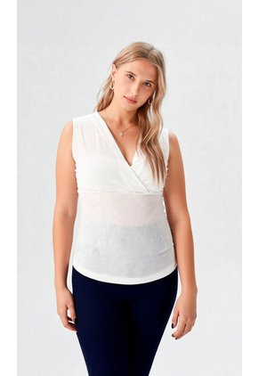 Camiseta Para Mujer Manga Corta Blanco Marca L&H Ref. 1F409434