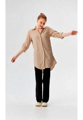 Bluson Para Mujer Manga 3/4 Beige Marca L&H Ref. 2J424018 L&H