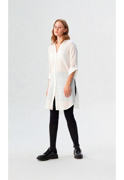 Bluson Para Mujer Manga 3/4 Crudo Marca L&H Ref. 2J424018