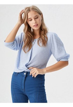 Blusa Para Mujer Manga Corta Rosado Marca L&H Ref. 1F412692