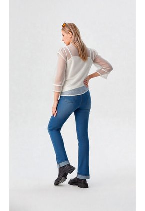 Blusa Para Mujer Manga 3/4 Crudo Marca L&H Ref. 5P412251