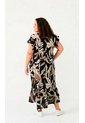 Vestido Para Mujer. Manga Corta Negro Marca L&H Ref. 1Y617020 de L&H