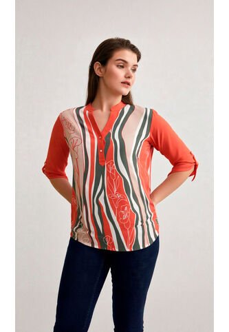 Blusa Para Mujer Manga 3/4 Verde Marca L&H Ref. 1F412682 L&H