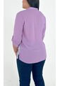 Blusa Para Mujer Manga 3/4 Azul Marca L&H Ref. 1F412682 de L&H