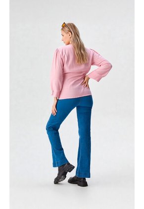 Blusa Para Mujer Manga 3/4 Rosado Marca L&H Ref. 5P412250