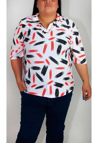 Camiseta Para Mujer. Manga Corta Blanco Marca L&H L&H