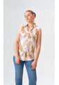 Blusa Para Mujer Manga Sisa Taupe Marca L&H Ref. 5P412247 de L&H