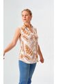 Blusa Para Mujer Manga Sisa Taupe Marca L&H Ref. 5P412247 de L&H