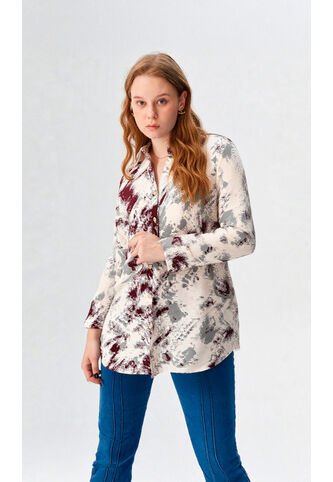 Blusa Para Mujer Manga 3/4 Cafe Marca L&H Ref. 1F412685 L&H