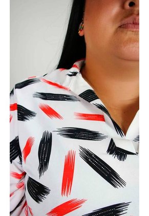 Camiseta Para Mujer. Manga Corta Blanco Marca L&H