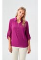 Blusa Para Mujer Manga 3/4 Morado Marca L&H Ref. 1F412457 de L&H