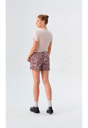 Bermuda Para Mujer Cafe Marca L&H Ref. 6E410010