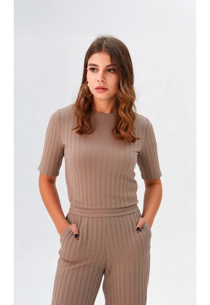 Sudadera Para Mujer Beige Marca L&H Ref. 3P405002