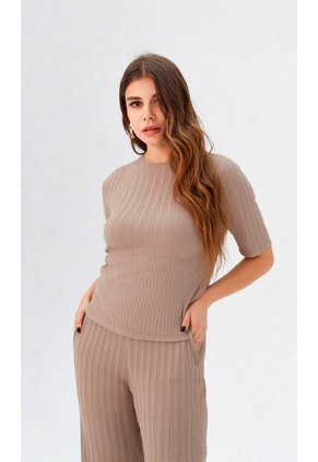 Sudadera Para Mujer Beige Marca L&H Ref. 3P405002