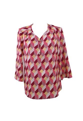 L&H; - Blusa Para Mujer Manga 3/4 Rosado Marca L&H;