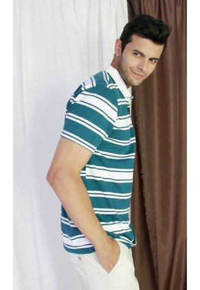 Polo Para Hombre Verde Marca L&H