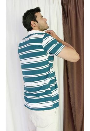 Polo Para Hombre Verde Marca L&H