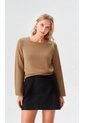 Camiseta Para Mujer Manga Larga Cafe Marca L&H Ref. 1F409527 de L&H