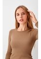 Camiseta Para Mujer Manga Larga Cafe Marca L&H Ref. 1F409527 de L&H