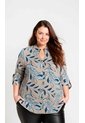 Blusa Para Mujer. Manga 3/4 Azul Marca L&H Ref. 5P612106 de L&H