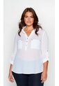 Blusa Para Mujer. Manga 3/4 Blanco Marca L&H Ref. 1F612172 de L&H