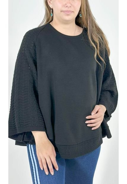 Capa Para Mujer Negro Marca L&H