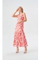 Vestido Para Mujer Manga Sisa Naranja Marca L&H Ref. 2J417066 de L&H