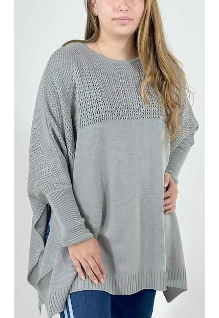 Capa Para Mujer Gris Claro Marca L&H