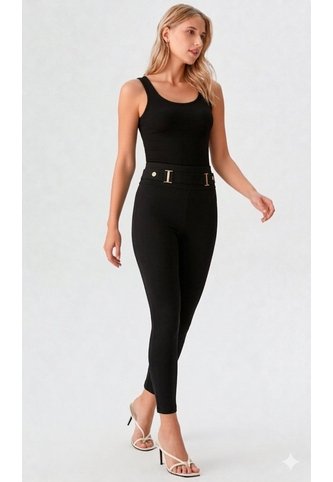 Leggins Para Mujer Negro Marca L&H Ref. 1F423136 L&H