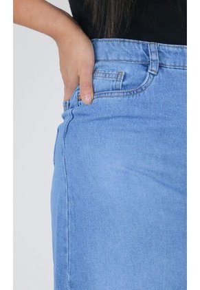 Falda Para Mujer Azul Marca L&H Ref. 1Ab414002