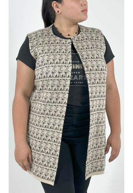 Chaleco Para Mujer. Beige Marca L&H