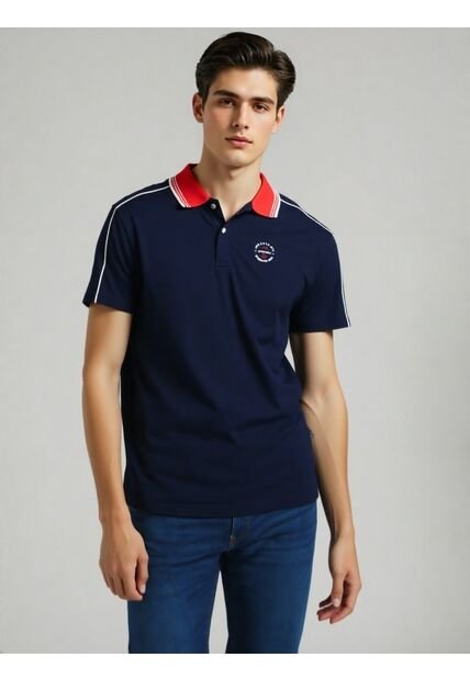 Polo Para Hombre Azul Marca L&H