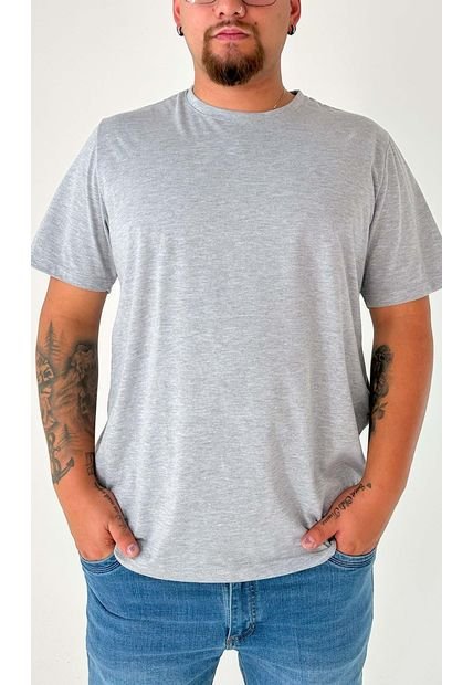 T-Shirt Para Hombre Gris Claro Marca L&H