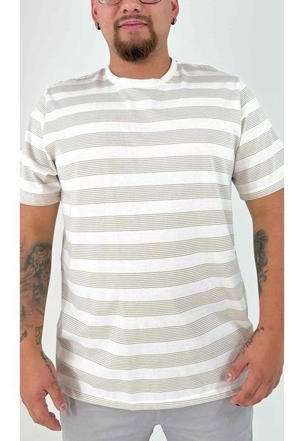 T-Shirt Para Hombre Beige Marca L&H