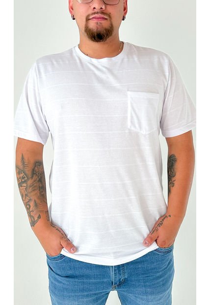 T-Shirt Para Hombre Blanco Marca L&H