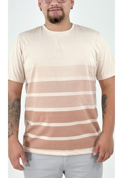 T-Shirt Para Hombre Beige Marca L&H