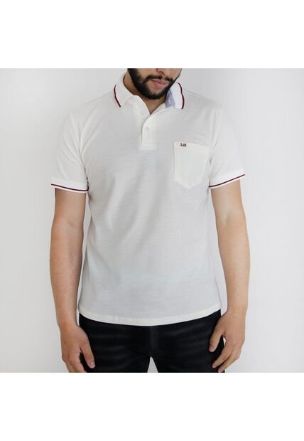 Camiseta Para Hombre Manga Corta Crudo Marca L&H