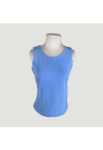 Camiseta Para Mujer Manga Sisa Azul Marca L&H L&H
