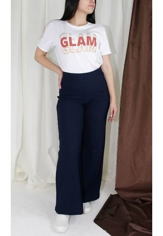 Pantalon Para Mujer Azul Navy Marca L&H L&H