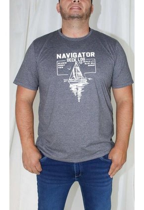 T-Shirt Para Hombre Gris Oscuro Marca L&H