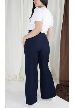 Pantalon Para Mujer Azul Navy Marca L&H