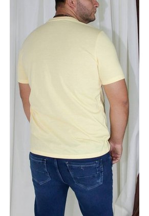T-Shirt Para Hombre Amarillo Marca L&H
