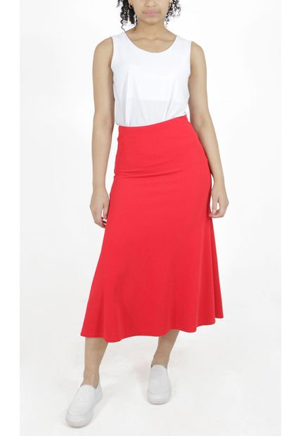 Falda Para Mujer Rojo Marca L&H