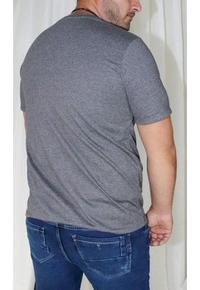 T-Shirt Para Hombre Gris Oscuro Marca L&H