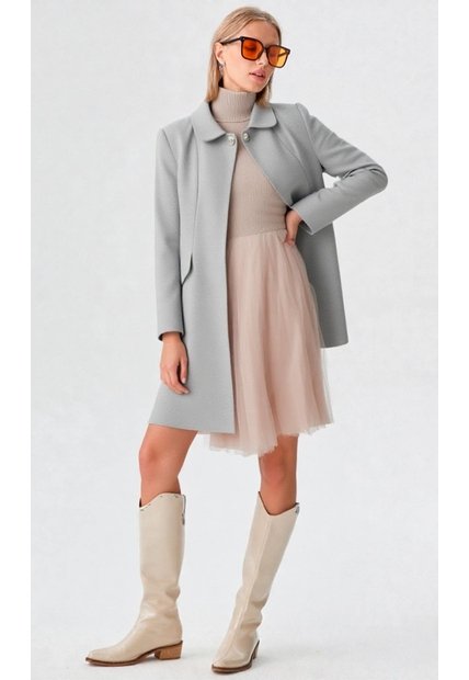 Gaban Para Mujer Beige Marca L&H Ref. 4V408178