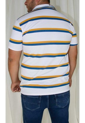 Polo Para Hombre Manga Corta Blanco Marca L&H