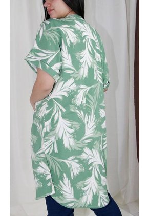 Chilango Para Mujer Manga Corta Verde Marca L&H