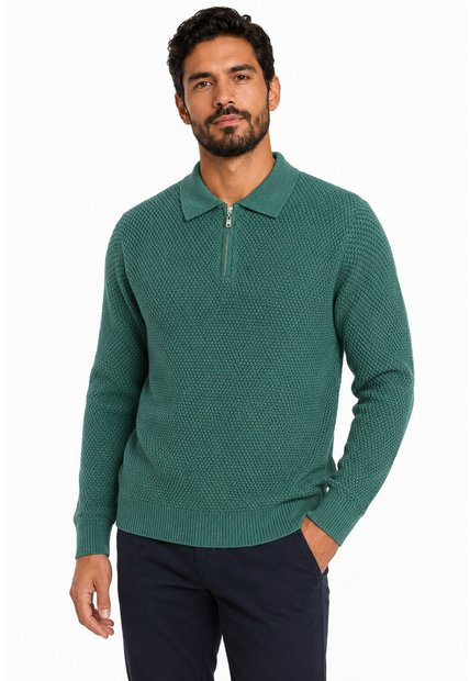 Saco Para Hombre Manga Larga Verde Marca L&H Ref. 4E133026