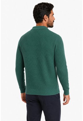 Saco Para Hombre Manga Larga Verde Marca L&H Ref. 4E133026